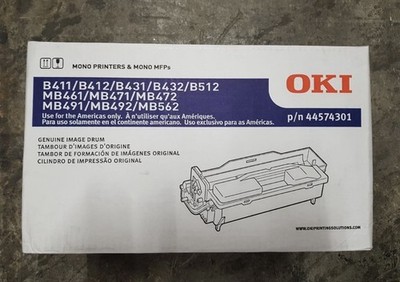 Genuine Oki 44574301 Black Image Drum B411 B412 B431 B432 B512 MB461 MB471 MB472