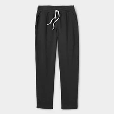 Men's Tapered Sweatpants with Thick Fleece, Gusset and Comfortable Relaxed Fit