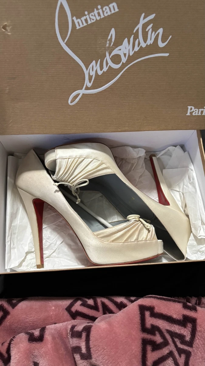 Escarpins Christian Louboutin Très Privé - Talon Très Haut (plus De 10 Cm) - Taille UK 5.5 - Occasion