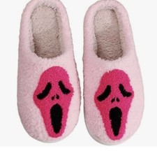 Halloween House Slippers, In/Outdoor, Soft and Plush-SIZE 6-7W/5-6M