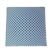 SPECCHIO QUADRATO DA TAVOLO DESIGN-OP OPTICAL ART 3D-ANNI 70-MADE ITALY-VINTAGE