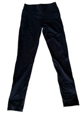 Athleta women  s navy blue leggings size small EUC