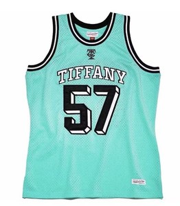 【未使用】Mitchell & Ness TIFFANY 57 2023 Tiffany & Co x Mitchell & Ness Basketball Jersey Size XL 57