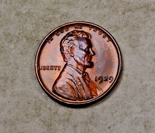 1929 Lincoln Wheat Cent Penny * Gem BU++ Red/BN * XW169