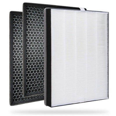 FY2422 Nano Protect Hepa and FY2420 3 Count (Pack of 1), 2 black +1 white