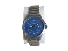ELEVON Blue Dial Men's Watch Quartz 44mm Stainless Steel Japan Movement - EXC