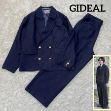 Gideal Double-Breasted Jacket Wide Pants Set-Up