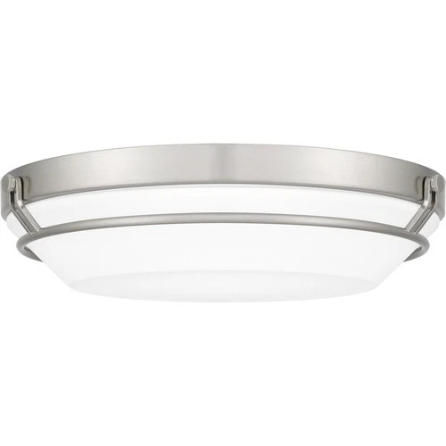 Brushed Nickel LED Flush Mount from the Dunbar Collection - Picture 1 of 5
