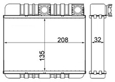 Wärmetauscher Innenraumheizung MAHLE AH 87 000S für E46 BMW E83 X3 3er Touring