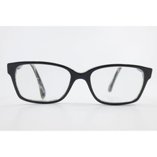 Christian Siriano CV LUI Black Grey Marbled Rectangular Eyeglass Frames