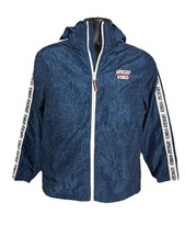 H M Blue United Vibes Fleece Jacket Youth 11-12