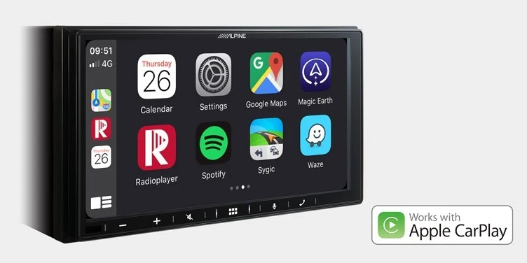 Alpine ILX-W690D autoradio 2 DIN 7 pollici DAB+ HDMI Apple CarPlay Android auto - Immagine 4 di 4