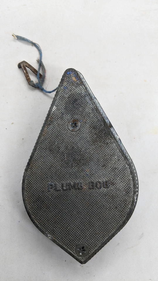 Vintage Strait-Line Chalk Line Reel & Plumb Bob Made in Ohio USA THE IRWIN CO. - Image 2 of 4