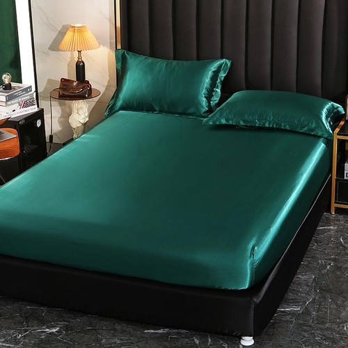 Colcha Seda Multicolor Moderna Sólida Lavable a Máquina Decoración del Hogar Lujo - Imagen 14 de 39