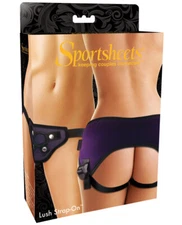 Sportsheets Lush Strap On Harness Purple