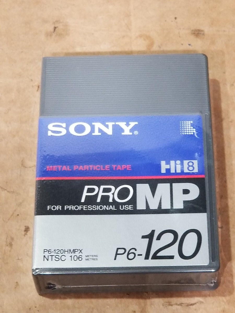 ★新品未開封/ SONY Hi8ビデオテープ /P6-120HMP x９ Sony Hi8 Video Sealed P6-120HMPX Digital8 120 tape Sealed