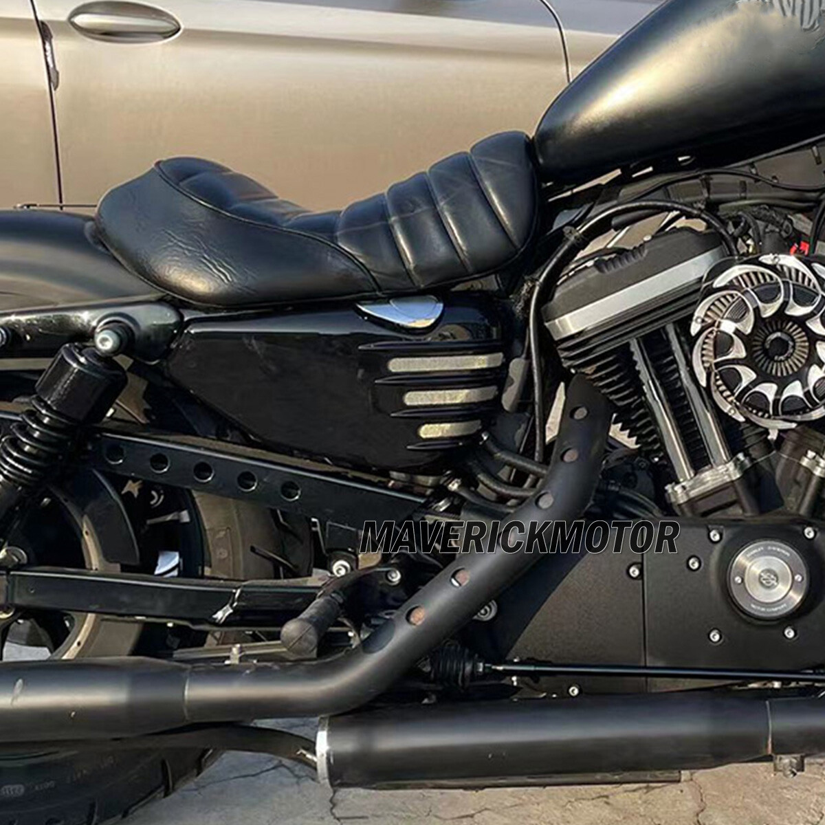 Battery Side Cover For Harley Sportster XL 883 Iron 883N XL1200 72