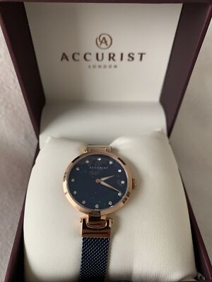 Accurist - Armbanduhr - 8305 - Farbe: Blau / Rose - Neu (B01)