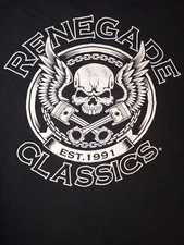 VINTAGE RENEGADE CLASSICS DENVER COLORADO T SHIRT.SIZE LARGE..22 PITS.