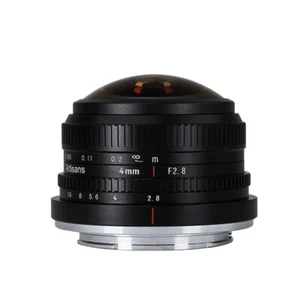 7artisans 4mm F2.8 APS-C Fisheye Lens for m4/3 Micro Four Thirds GH4 OMD BMPCC