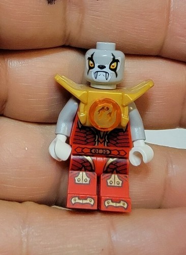 Lego Minifigure Legends of Chima Worriz Fire vs Ice Mammoth Stomper 70145 LOC089 - Picture 3 of 4
