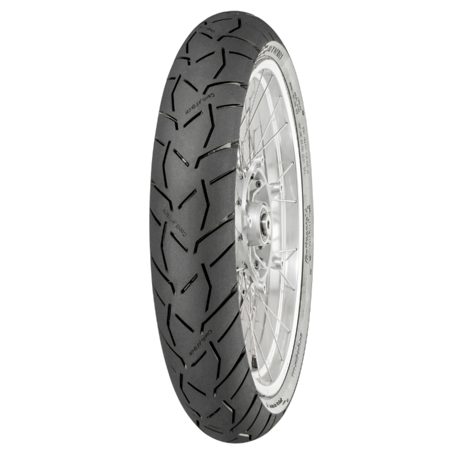 Pneu avant Continental TrailAttack 3 120/70-19 pour éliminer les louvoiements
