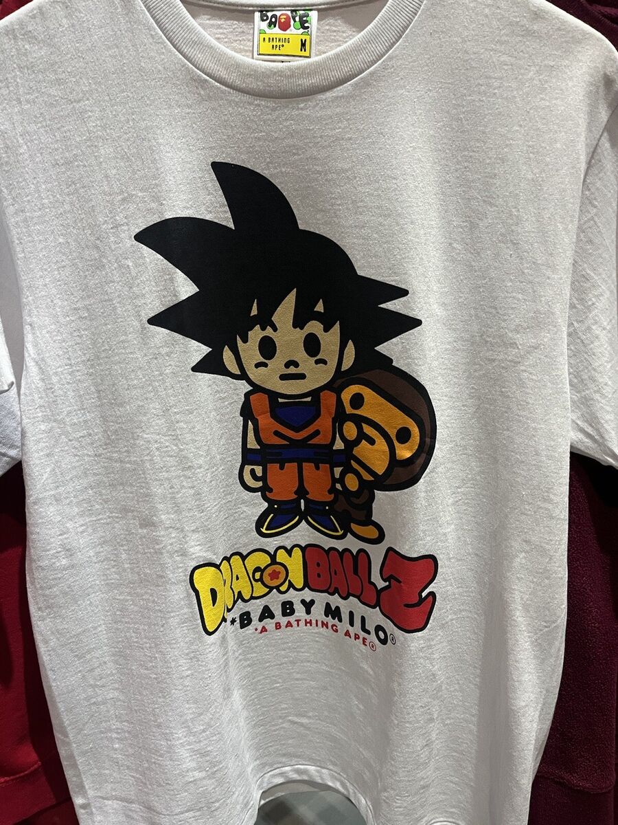 BAPE X DRAGON BALL Z GOHAN & GOKU BIG APE HEAD TEE White BAPE X DRAGON BALL Z GOHAN & GOKU BIG APE HEAD TEE White