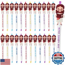 CroBlissful 24 Pcs Christian Jesus Pens, Bible Verse Ballpoint Pens for Kids,