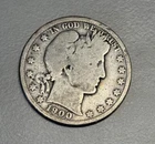 1900 U.S. Currency Barber 1/2 Half Dollar 50c Philadelphia Coin