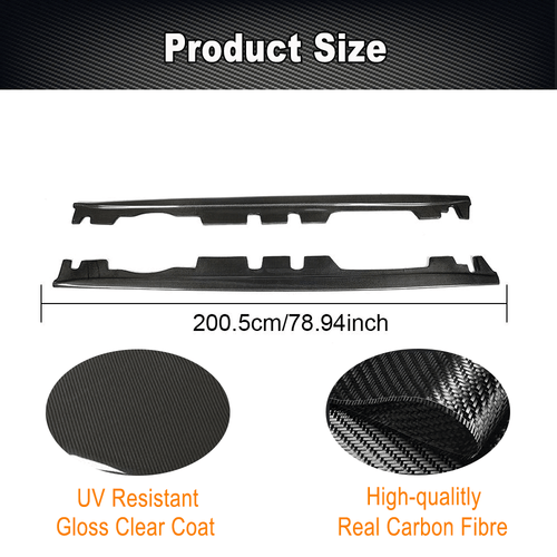 Faldones laterales de carbono faldones laterales espada umbral para BMW E92 E93 M3 2008-2013 - Imagen 6 de 11