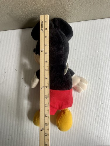 Vintage Playskool Disney Mickey Mouse Red Pants Plush 15" Pre-Owned - Picture 5 of 5