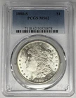 1880-S Morgan Silver Dollar PCGS MS 62 (21) A
