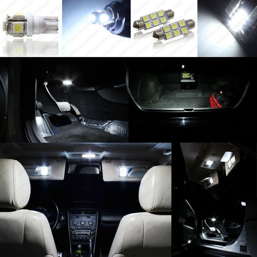 Paquete de 10 luces interiores LED blancas para Toyota Camry 2002 - 2006 + herramienta palanca - Imagen 3 de 8