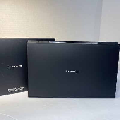 MAC Pro Palette Large Duo Magnetic Refill Divided Shadow Black Case FreeShip NIB