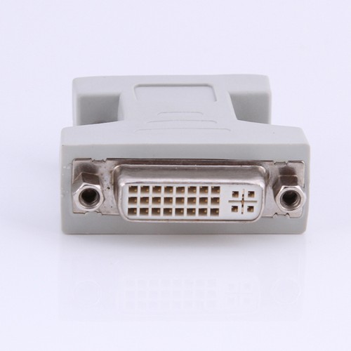 NEW DVI-I Female Analog (24+5) to VGA Male (15-pin) Dual Link Connector Adapter - Picture 2 of 3