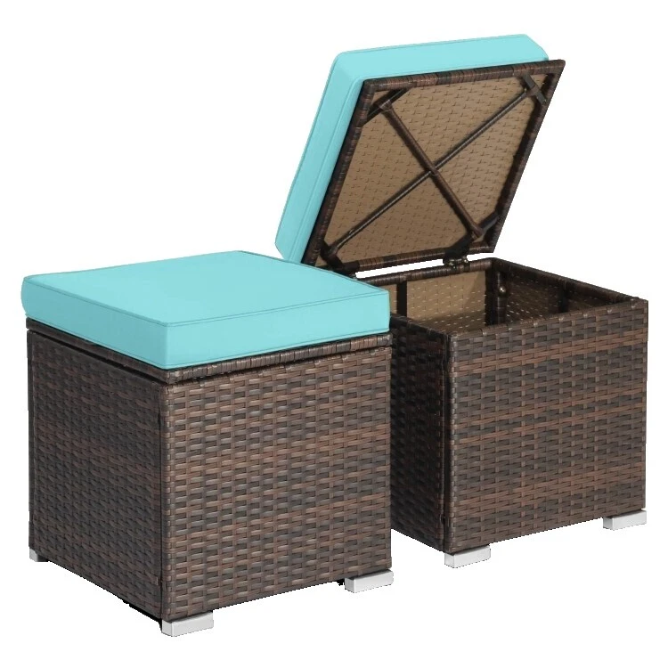 Porch Contemporary Ottomans, Footstools & Poufs