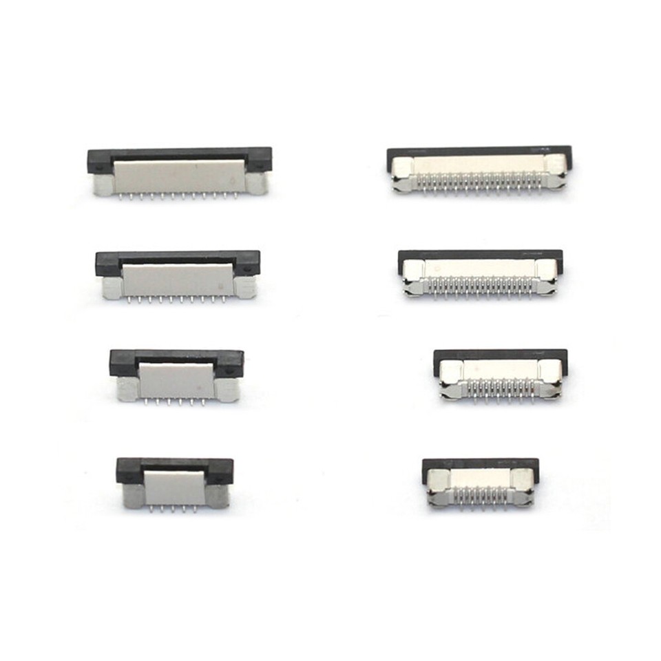 Connettori Piatti FFC/FPC - 0.5mm O 1.0mm Passo - Da 4 A 60 Poli - Nuovi