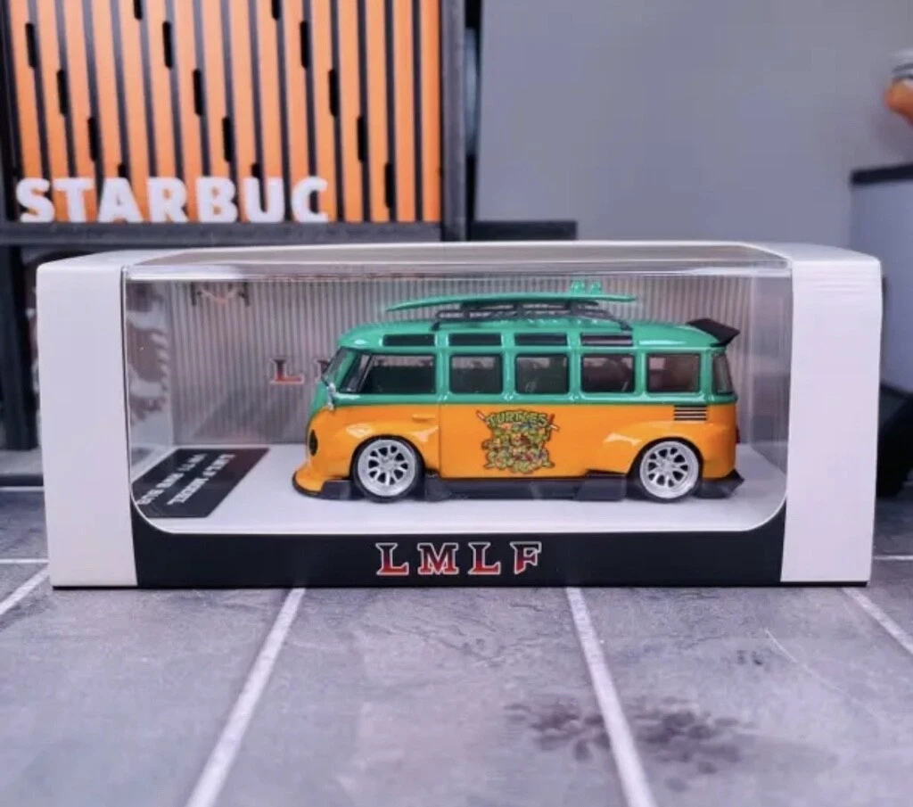 ミニカー 4R-711 LMLF Model 1/64 VW T1 RWB BUS 1/64 VW T1 Kombi Bus RWB Teenage Mutant Ninja Turtles
