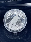 2023  - S PROOF SILVER PEACE DOLLAR  w/ box and coa