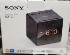 Sony ICF-C1 FM/AM Clock Radio WHITE - Open Box