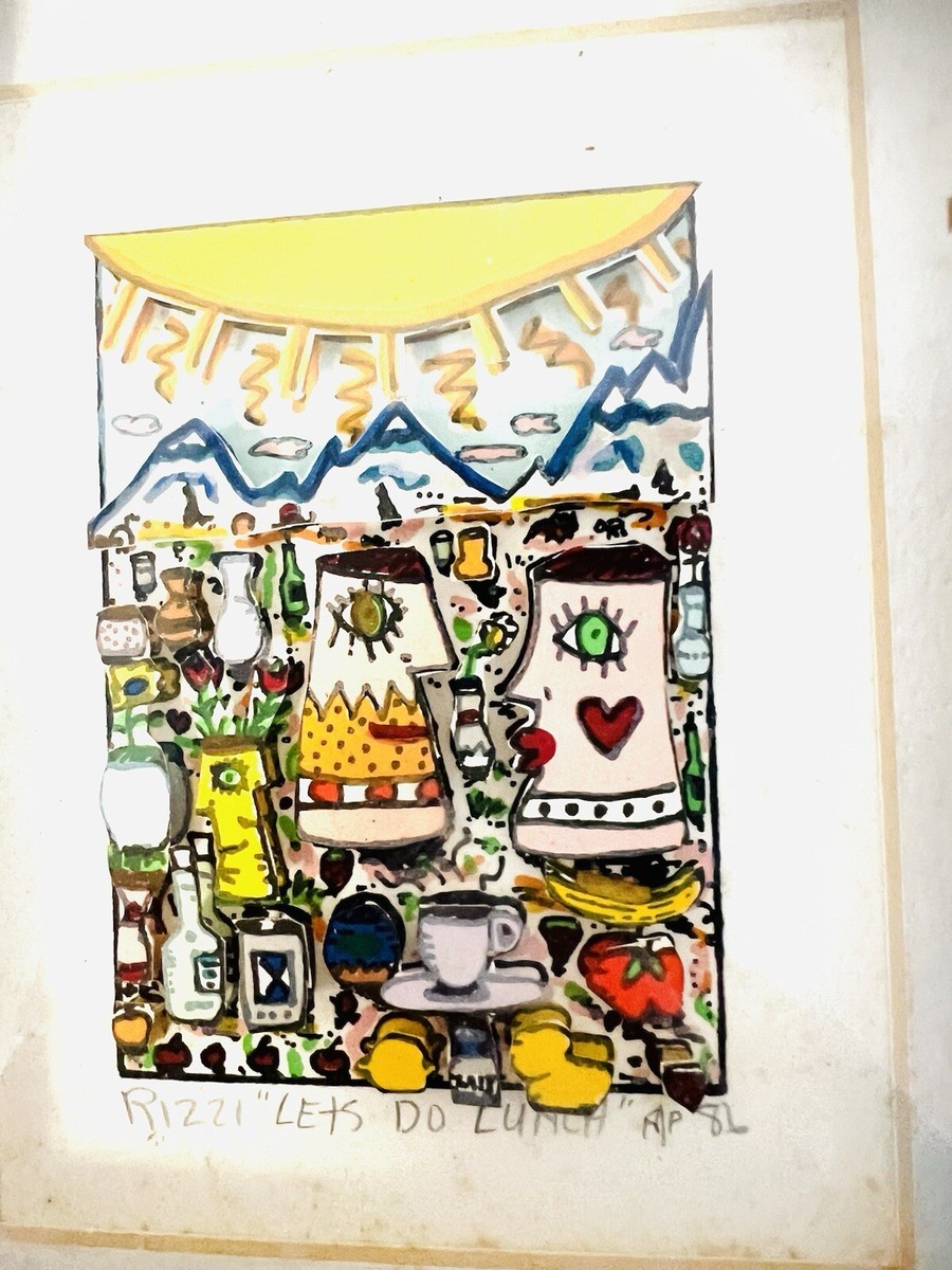 ジェームス・リジィ OUTDOOR LUNCHEN James Rizzi 1990 3D