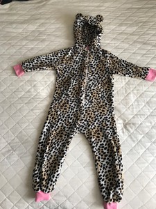 next leopard print playsuit