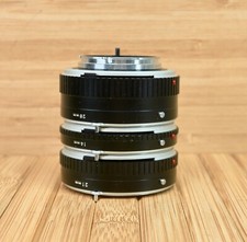 Minolta MC Auto Extension Tubes 14mm 21mm 28mm With Box, Made in Japan