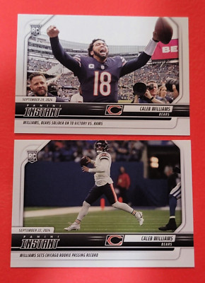 Caleb Williams ROOKIE CARD #d1/1440 AND #d1/1567 PANINI INSTANT CHICAGO BEARS