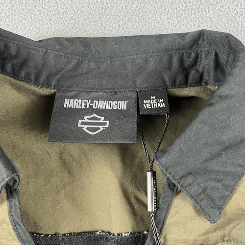 Camicia Harley Davidson donna media progetto guerriero ferito abbigliamento da lavoro outdoor - Foto 4 di 10