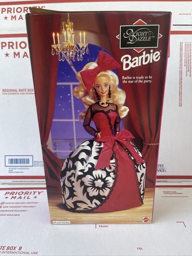 Barbie bionda 1994 NIGHT DAZZLE bambola edizione limitata #12191 NRFB - Foto 5 di 8