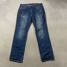 Nautica Jeans Mens (33 Inch Waist) (32 Inch Leg) Relaxed Fit Blue