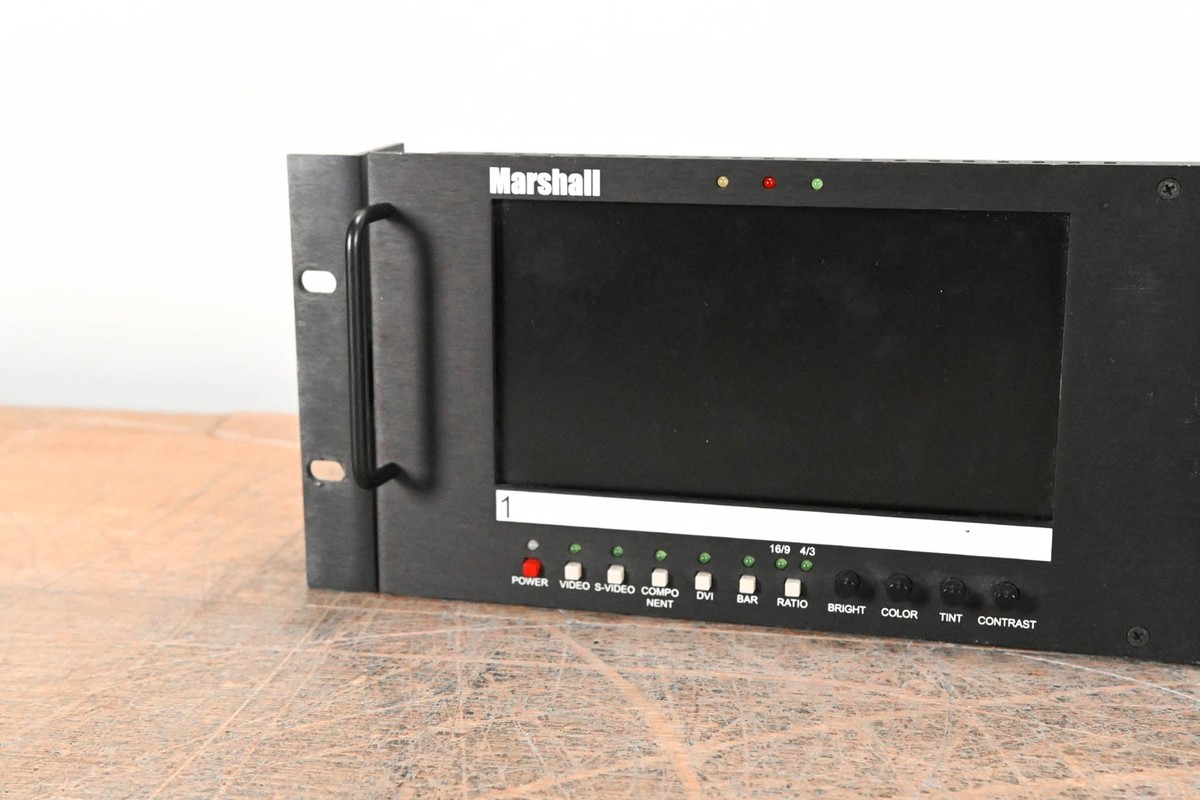 Rack 2 Moniteurs Marshall V-R72P-2SD - Double 7 Pouces - Analogique/SD-SDI