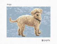 Doggy Needlepoint Kit or Canvas