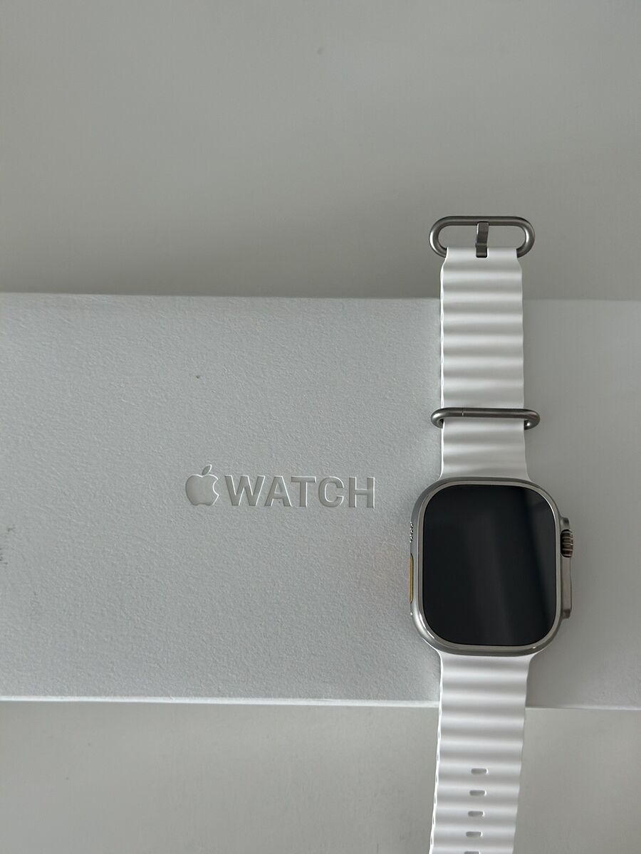 apple watch ULTRA Titanium Case White Ocean Band | eBay apple watch ULTRA Titanium Case White Ocean Band | eBay